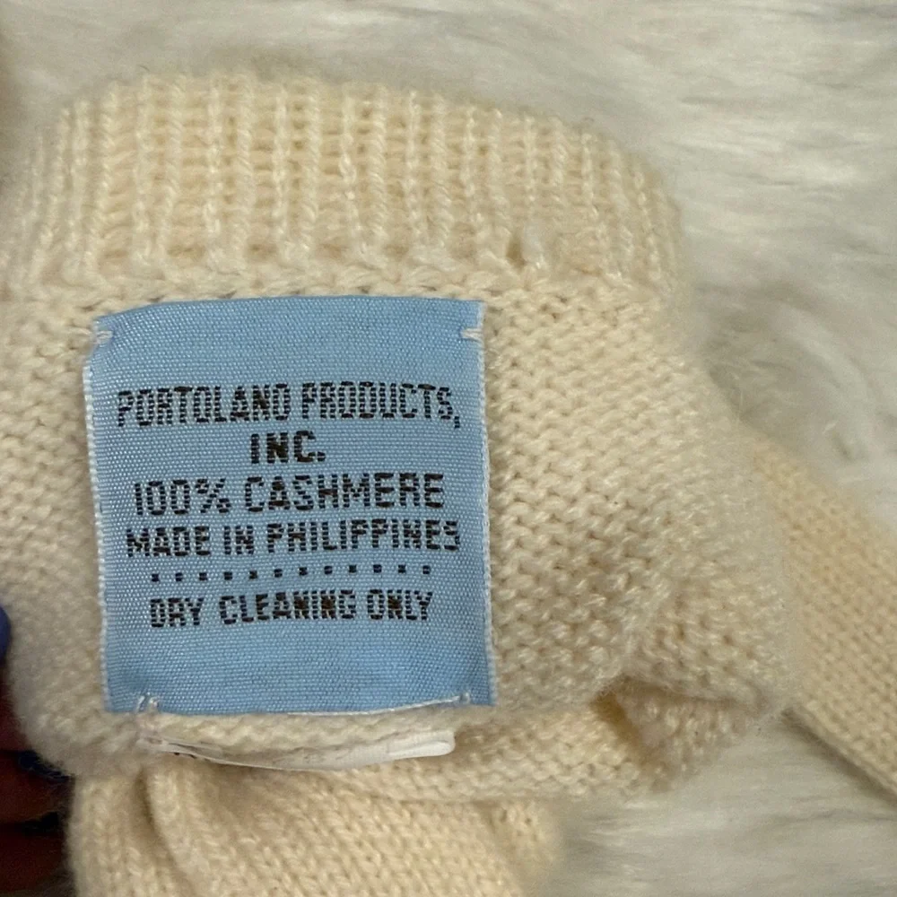Elegant Brown Women's Gloves Cashmere Worm Soft One Size